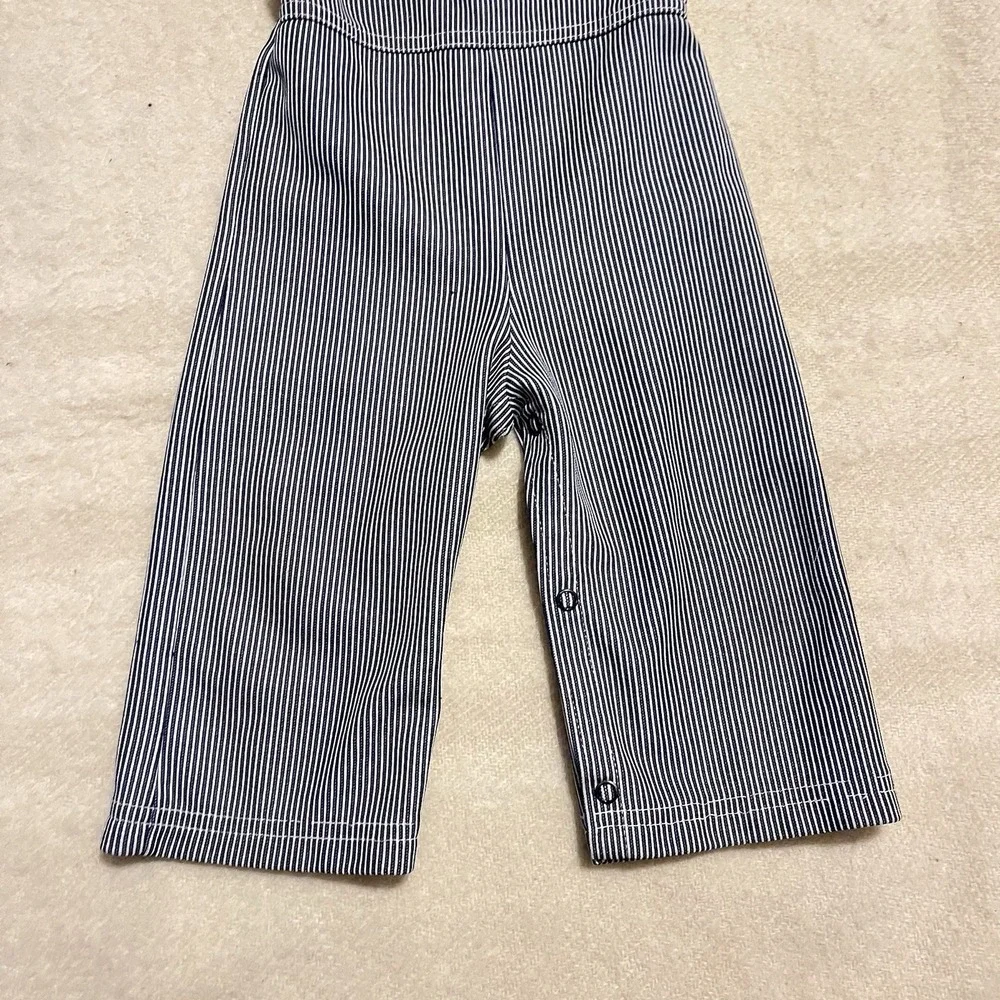 Vintage Carters Boys Overalls‎ 18 Months Blue Stripe Train Conductor Made in USA